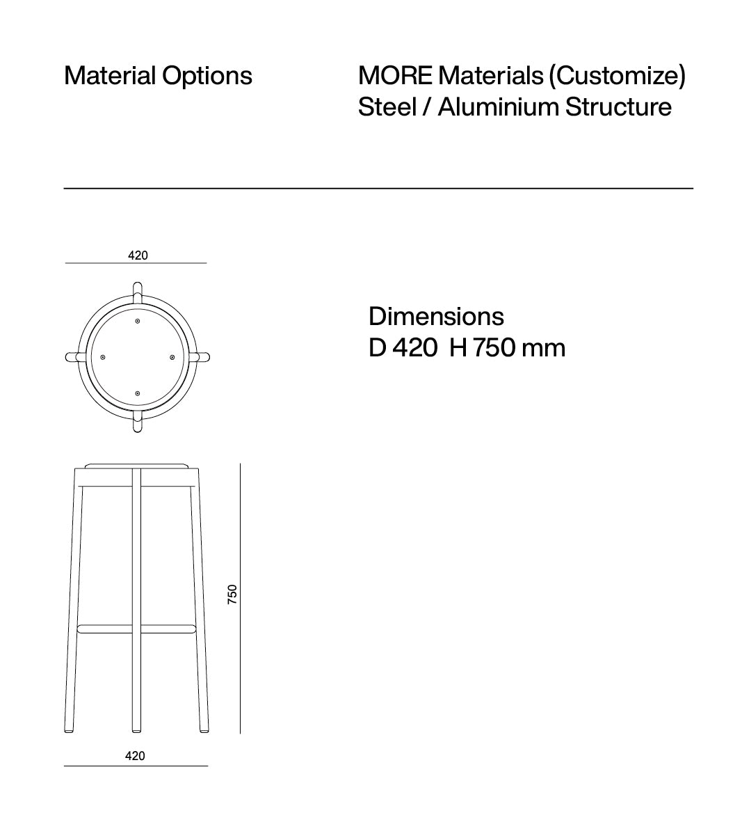 Betterism Bar Stool