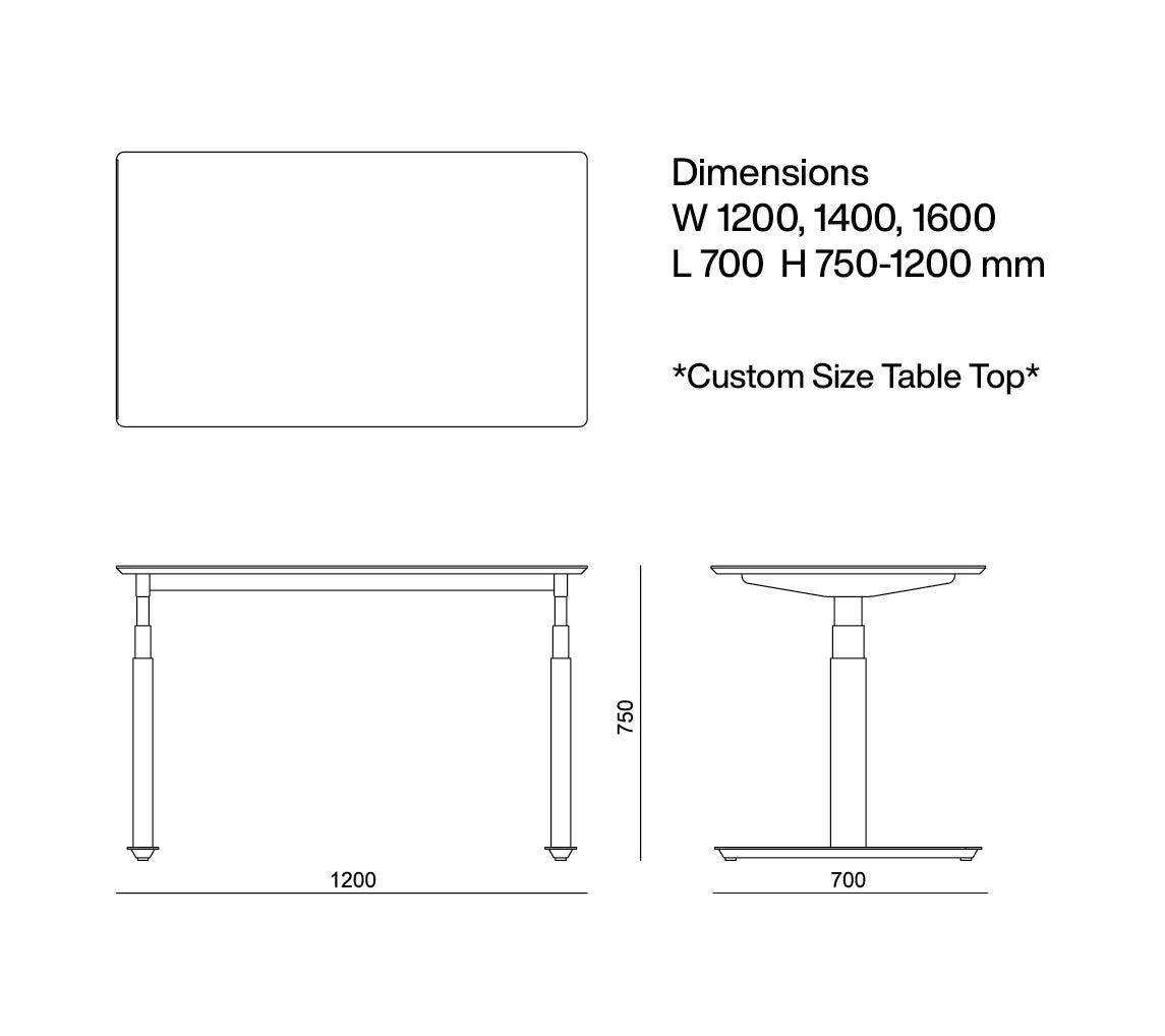 Cubeco Adjustable Desk